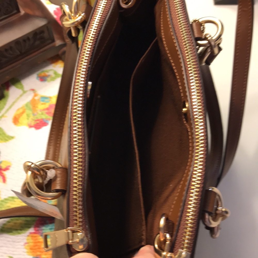 Coach F26139 Mini Brooke CarryAll Signature Coated Canvas Leather Purse - NWT - Picture 11 of 16